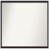 Amanti Art Black Bathroom Mirror for Over Sink, 29x48 Custom Made Salon Scoop Red Black Rectangle Vanity Mirror, Oversize Casual Wood Frame, Hangs Horizonally and Vertically, Wall Decor view 1
