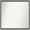 Amanti Art Black Bathroom Mirror for Over Sink, 31x46 Custom Made Stylish Black Rectangle Vanity Mirror, Oversize Traditional Wood Frame, Hangs Horizonally and Vertically, Wall Decor view 1