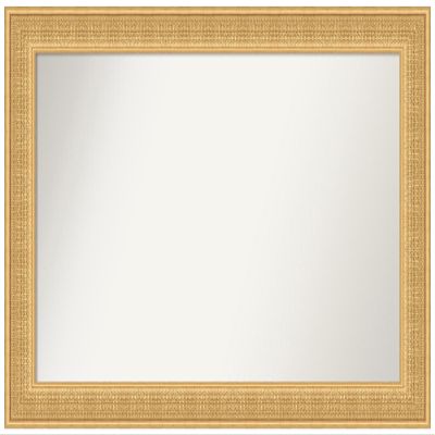 Amanti Art Gold Bathroom Mirror for Over Sink, 29x44 Custom Made Trellis Gold Rectangle Vanity Mirror, Large Traditional Wood Frame, Hangs Horizonally and Vertically, Wall Decor
