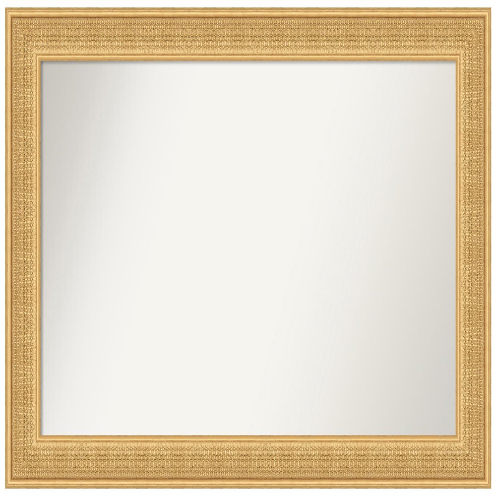 Amanti Art Gold Bathroom Mirror for Over Sink, 29x44 Custom Made Trellis Gold Rectangle Vanity Mirror, Large Traditional Wood Frame, Hangs Horizonally and Vertically, Wall Decor