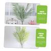 ABOOFAN 6pcs Sago Cycas Leaf Decor Faux Plant Fiddle Leaf Tree Artificial Greenery view 3