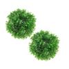 ABOOFAN 6pcs Decorative Artificial Plant Topiary Faux Green Grass Spheres for Decor Lightweight Hanging Ornaments for Weddings Parties and Home Decoration view 1