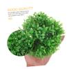 ABOOFAN 6pcs Decorative Artificial Plant Topiary Faux Green Grass Spheres for Decor Lightweight Hanging Ornaments for Weddings Parties and Home Decoration view 2