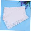 ABOOFAN 140pcs Disposable Oil-absorbing White Lace Paper Doilies Cake Box Liner Grease Proof Doilies for Cake view 2