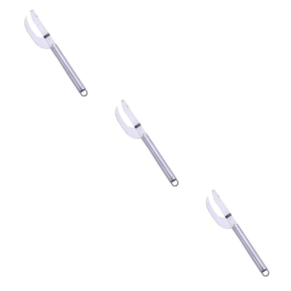 ABOOFAN 3pcs Practical Fish Scraper Tool Fish Scaler Kitchen Gadget for Home Restaurant and Picnics