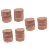 ABOOFAN 90pcs Self-Stick Cork Coasters Insulation Mats Round Coasters for Drinks Absorbent Cork DIY for Crafts view 1