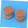 ABOOFAN 90pcs Self-Stick Cork Coasters Insulation Mats Round Coasters for Drinks Absorbent Cork DIY for Crafts view 2