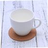 ABOOFAN 90pcs Self-Stick Cork Coasters Insulation Mats Round Coasters for Drinks Absorbent Cork DIY for Crafts view 3