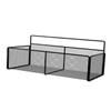 ABOOFAN 1set Multi-function Wall-mounted Storage Shelf and Stylish Organizer for Bathroom Kitchen Living Room Easy Installation Black Design view 1