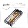 Cabilock Stainless Steel Chopstick Cage Large Capacity Storage Box Mesh Utensil Organizer Kitchen Cutlery Holder view 2
