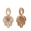 2 Pcs Polymer Clay/Cookie Cutter: Lotus Flower (60 mm) view 1