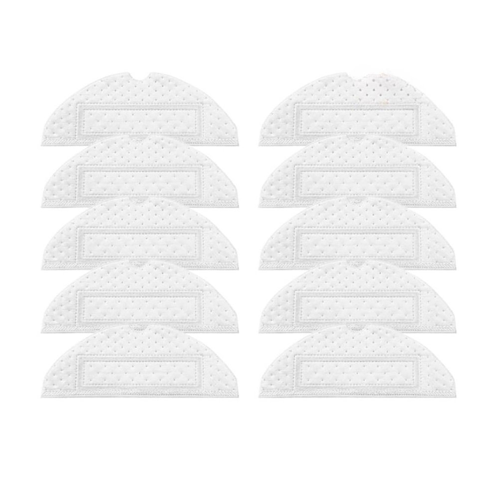 KarmoP Compatible for Roborock S7 S70 S75 S7Max S7MaxV T7S G10 T8 Plus Robot Vacuum Cleaner Disposable Mop Cloths Rag Accessories Parts Kit (Color : 10 Pcs)