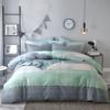 LifeTB Queen Comforter Set Patchwork Bedding Comforter Set Soft Fluffy Geometric Plaid Bedding Set for All Seasons Cozy Patchwork Plaid Checkered Pattern Queen Bed Comforter with 2 Pillow Shams view 1