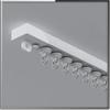 NILZA Self Adhesive Ceiling Curtain Track, Curtain Rail System White Plastics Curtain Track System Ceiling Wall Mount Curtain Track, 1.5ft-13ft (Color : Ceiling Mount, Size : 80cm) view 1