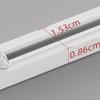 NILZA Self Adhesive Ceiling Curtain Track, Curtain Rail System White Plastics Curtain Track System Ceiling Wall Mount Curtain Track, 1.5ft-13ft (Color : Ceiling Mount, Size : 80cm) view 3