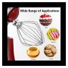 ALturn Wire Whip Compatible for Kitchenaid Stand Mixer 5QT Lift and 6QT, Whisk Attachment, Stainless Steel Egg Cream Stirrer view 4