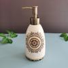 450ml Bathroom Lotion Dispenser,Ceramic Hand Soap Dispenser Soap Pump,Dish Detergent Storage Container,Soap Dispenser Bottle,for Bathroom Home Hotel Countertop (White 2pieces) view 2