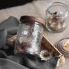Custde Glass Storage Jars With Airtight Lid, 23.7oz Container For Kitchen Counter with Wooden Lid, brown sugar, candy, coffee, cookie, salt, tea, cute Jar (Sunflower*2) view 3