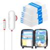 VMstr 9 Pack Travel Vacuum Storage Bags with USB Pump, Vacuum Packing Seal Bags for Luggage, Carry-on Size Space Saver for Clothes and Clothing Travel view 1
