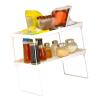 JTLB Kitchen Cabinet Organizer Shelf Multifunction Foldable Counter Cupboard Storage Shelf for Bathroom view 4