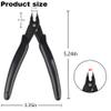 GlamorDove Hair Extension Pliers Keratin Bond Cutting Pliers Wire Flush Cutters Wire Clippers Nippers Hair Extension Tool with an Opening Spring Weft Extensions view 2