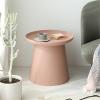 Side Table Small Coffee Table Modern Simple Plastic Side Table Round End Table Balcony Table Sofa Table for Living Meeting Room (Color : C, Size : H) view 4