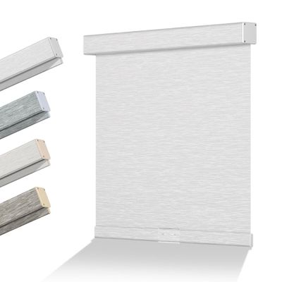 Boolegon Light Filtering Roller Shades for Windows,Cordless,Jacquard Fabric,Roller Blinds,Thermal Insulated Fabric UV Protection Shades for Home,Office,Bedroom,Door,Light Filtering-White,86" W x 72" H