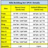 Bedding Set 3 Piece Seamless 100% Mulberry Silk Duvet Cover Oxford Pillowcases Multi Colors Multi Sizes view 4