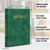 JULEASEL Blank Recipe Book to Write in Your Own Recipes, Thick Recipe Collection Book w/ 234 Pages, Hardcover Blank Cookbook for Family Recipes, Mom Christmas Gifts, Unique Gift for Cooking Lovers view 2