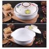 Clay Slow Stew Pot Delicious Soup Pot earthen Rice Pot Oven Safe Heat-Resistant Soup Pot Round Ceramic Casserole with lid Family Donabe Japanese Hot Pot Black 1.9l view 3