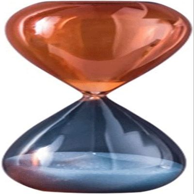 NPQPNAFC Hourglass Sandglass Clock,Hourglass Sand Timer,Glass Decoration,Time Management Assistant,Unique Creative Keepsake Gift (Color : A, Size : 30 Minutes) Hourglass (Color : B, Size : 15 min