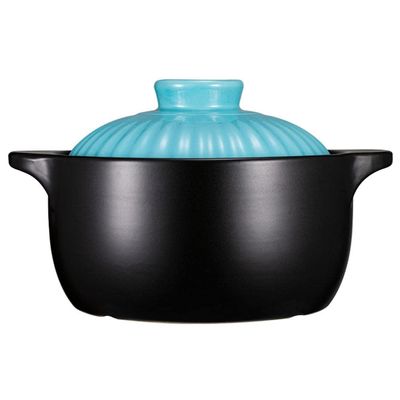 Ceramic cooking pot Terracotta Casserole Pot Ceramic Casserole Clay Pot Clay Cooking Pot Special for Household Gas Stoves,with Cover.-D (B),Cookware (D)