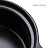 Ceramic cooking pot Terracotta Casserole Pot Ceramic Casserole Clay Pot Clay Cooking Pot Special for Household Gas Stoves,with Cover.-D (B),Cookware (D) view 3