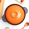 Ceramic cooking pot Terracotta Casserole Pot Ceramic Casserole Clay Pot Clay Cooking Pot Special for Household Gas Stoves,with Cover.-D (B),Cookware (D) view 4