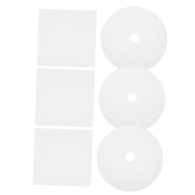 UTHCLO 6pcs Silicone Food Dehydrator Mats for Jerky and Fruits Non-stick Dehydrator Liner Round and Square Shapes Lightweight and for Easy Storage