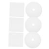 UTHCLO 6pcs Silicone Food Dehydrator Mats for Jerky and Fruits Non-stick Dehydrator Liner Round and Square Shapes Lightweight and for Easy Storage view 1