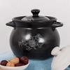 Clay Casserole Pot Terracotta Stew Pot Ceramic Casserole - High Temperature Resistance, Heat Storage and Heat Preservation, Delicious Upgrade-Capacity 3.7L_White view 2