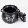 Clay Casserole Pot Terracotta Stew Pot Ceramic Casserole - High Temperature Resistance, Heat Storage and Heat Preservation, Delicious Upgrade-Capacity 3.7L_White view 3