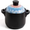 Clay Casserole Pot Terracotta Stew Pot Ceramic Casserole High Temperature Stew-2.5L view 1