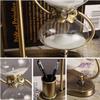 NPQPNAFC Hourglass Sand Timer,Hourglass Sandglass Clock, Sand Clock Crafts Pen Holder Hourglass Metal Hourglass Vintage Hourglass 360 Rotating Large Antique 30-60 Minutes (Size : 60 Minutes) Hourgl view 3