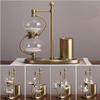 NPQPNAFC Hourglass Sand Timer,Hourglass Sandglass Clock, Sand Clock Crafts Pen Holder Hourglass Metal Hourglass Vintage Hourglass 360 Rotating Large Antique 30-60 Minutes (Size : 60 Minutes) Hourgl view 4