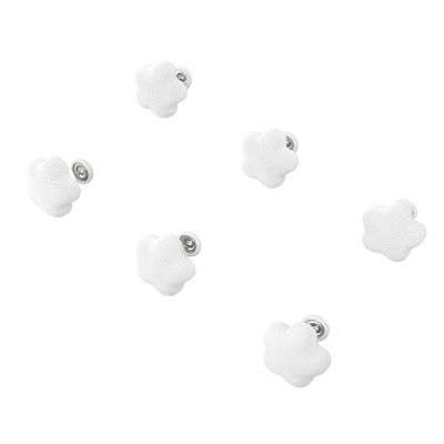 16pcs Bed Sheet Clips,Duvet Cover Clip Simple Star Shaped Firm Fixing Slip Prevention Detachable Bed Sheet Clip Pin Fasteners for Curtain Blanket Cushion Sheet (White)