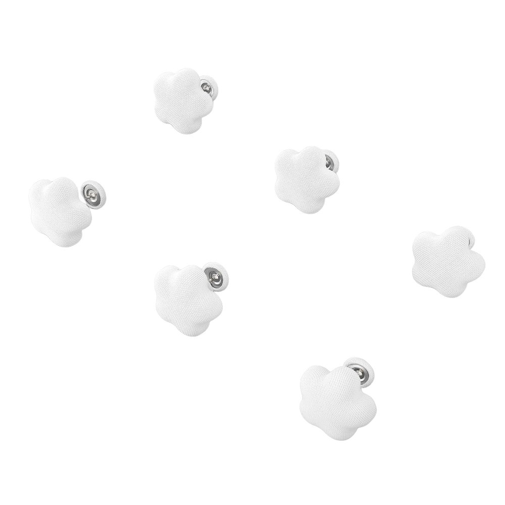 16pcs Bed Sheet Clips,Duvet Cover Clip Simple Star Shaped Firm Fixing Slip Prevention Detachable Bed Sheet Clip Pin Fasteners for Curtain Blanket Cushion Sheet (White)