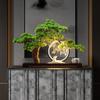 Artificial Small Bonsai Tree Artificial Bonsai Zen Decoration Simulation Welcome Fir Tree White Ceramic Flower Deer Shape Office Learning Living Room Ornaments Living Room Fake Plant Greenery Decor view 4