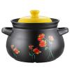 Casserole With lid, Cast Iron Pot with Lid, Non-Stick Cooking Pan, Casserole, Enameled Cast Iron Casserole Dish with Lid, Clay Casserole Pot Terracotta Stew Pot Clay Cooking Pot view 1