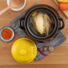 Casserole With lid, Cast Iron Pot with Lid, Non-Stick Cooking Pan, Casserole, Enameled Cast Iron Casserole Dish with Lid, Clay Casserole Pot Terracotta Stew Pot Clay Cooking Pot view 2