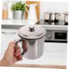 2pcs Stainless Steel Oil Strainer Pot Kitchen Oil Filter with Fine Mesh Non-slip Handle Grease Container for Storage Practical Kitchen Supply view 4