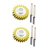 ALturn Mixer Worm Gear Carbon Brushes Compatible for KitchenAid 5K45SS 5K5SS W10112253 4162897 W10380496Mixers Replace Parts view 1