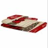 Valentine's Day Bathroom Towel Set, Microfiber Bath Kitchen Beach Hand Dish Towels Set, Quick Dry Luxury Soft Decorative Towels+Set Bulk Accessories Decor(3-PC) Wood Grain Heart Leopard Print Plaid view 2