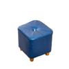 Footstool, Footstool Sofa Stool Low Stool Household Living Room Leather Stool Square Seat Stool/D view 1